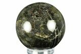 Flashy, Polished Labradorite Sphere - Great Color Play #266229-1